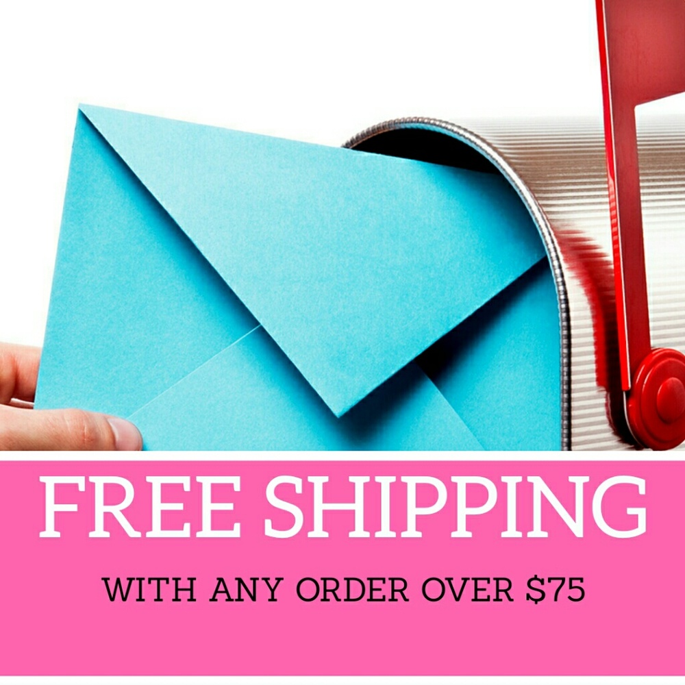 FREE SHIPPING ON ANY ORDER OVER $75